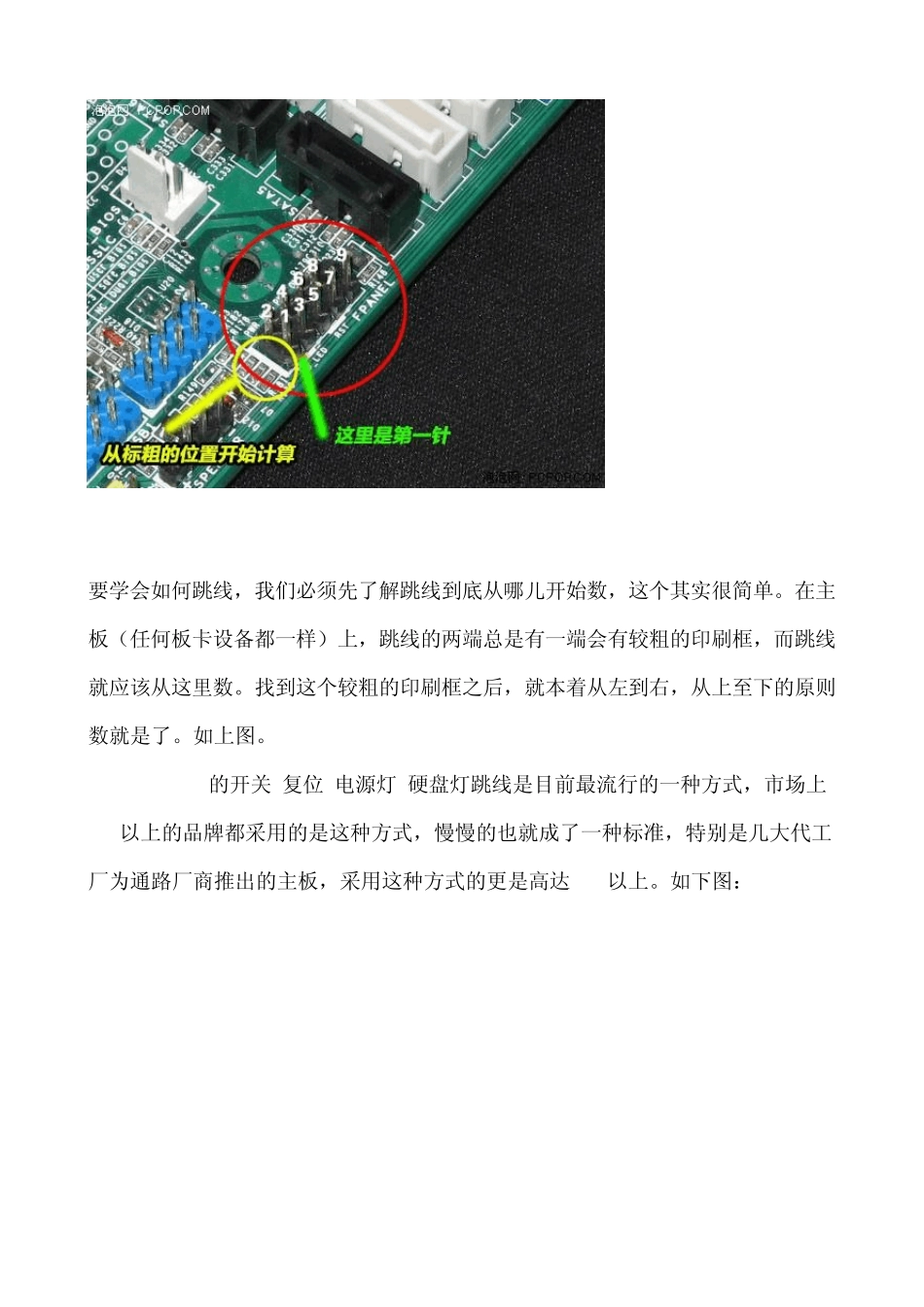 主板与机箱连接线的接法(附图)_第3页