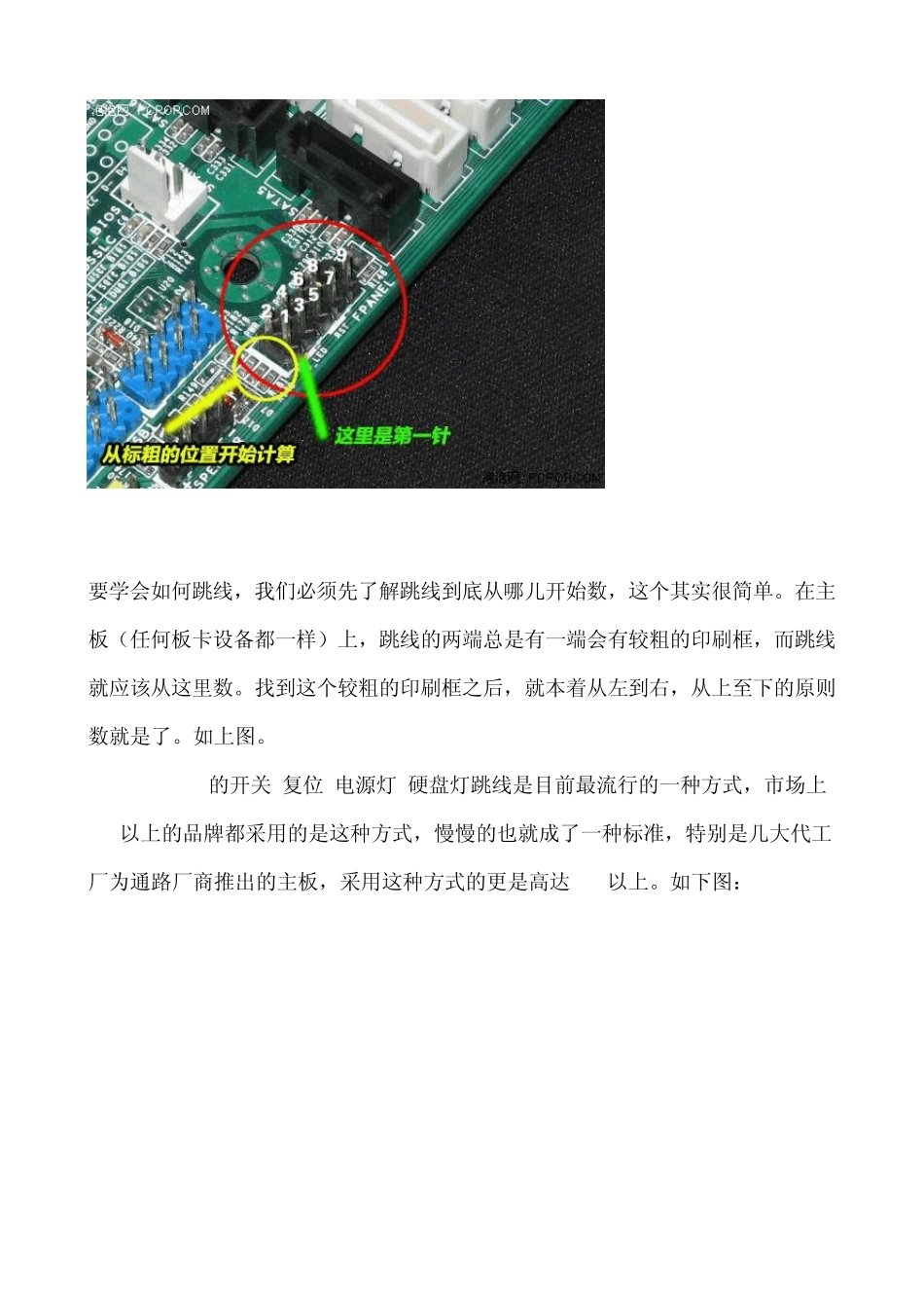 主板与机箱连接线的接法_第3页