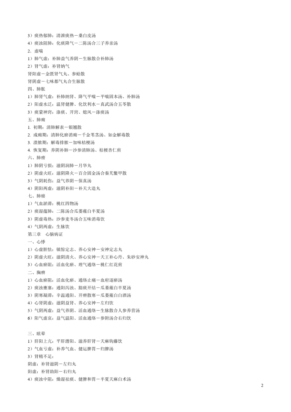 主治医师考试中医内科总结_第2页