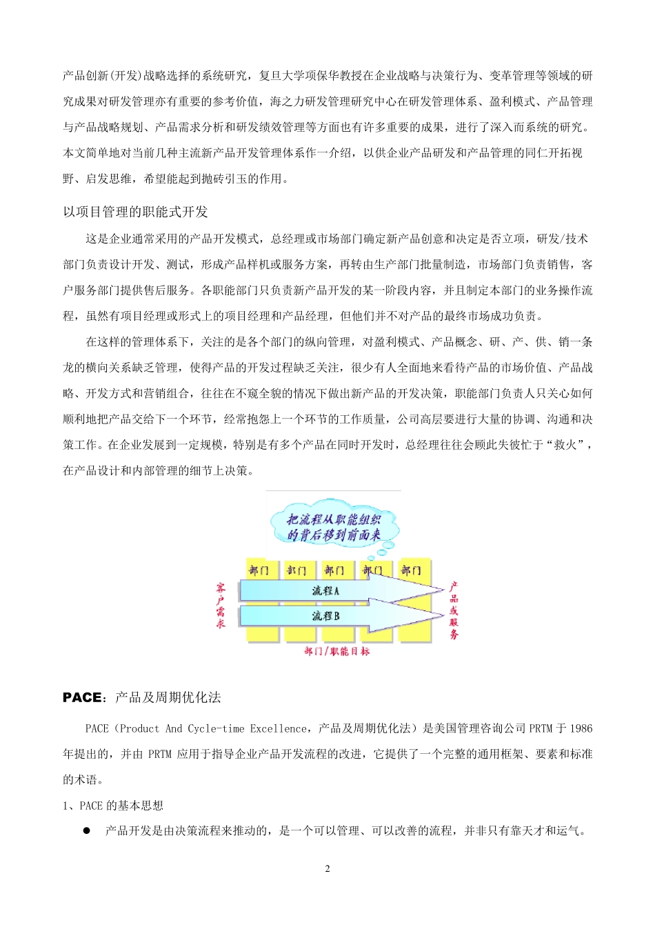 主流新产品开发模式介绍及比较PACEIPDSGSPVM_第2页