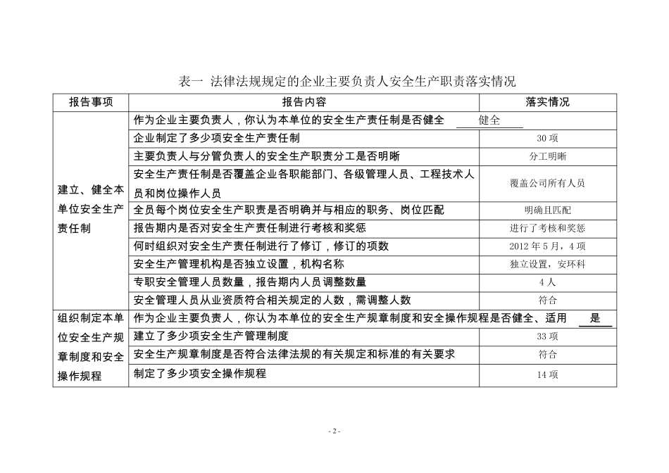 主要负责人履职情况报告表_第2页