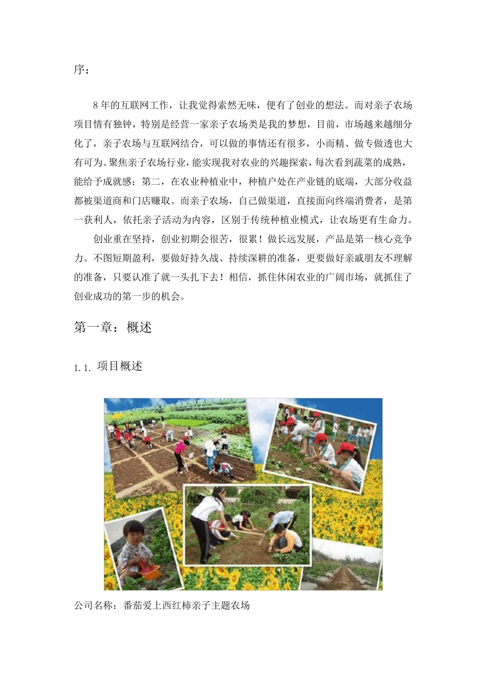 主题亲子农场项目商业计划书_v1.0_第3页