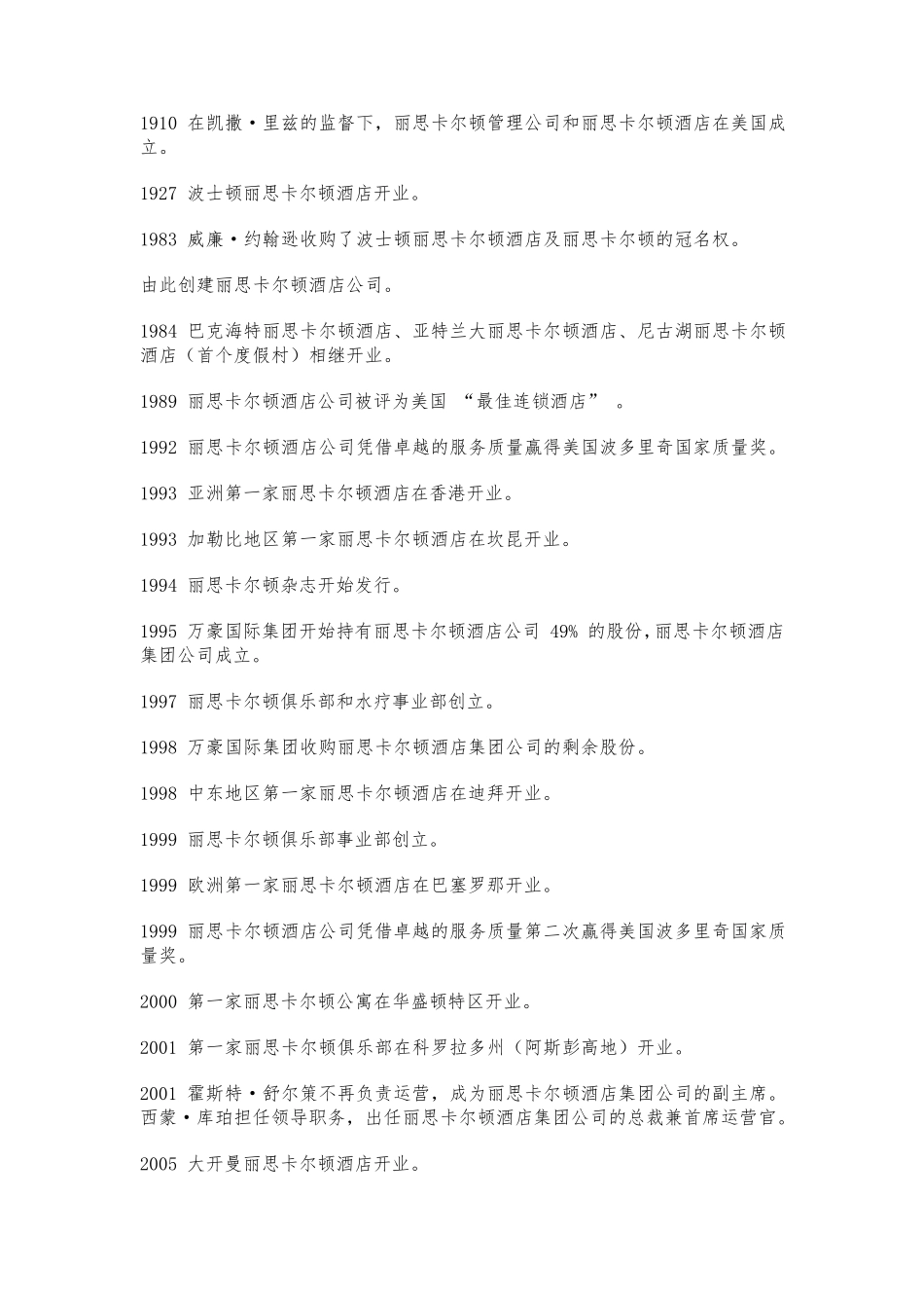 丽思卡尔顿公司CIS分析_第2页