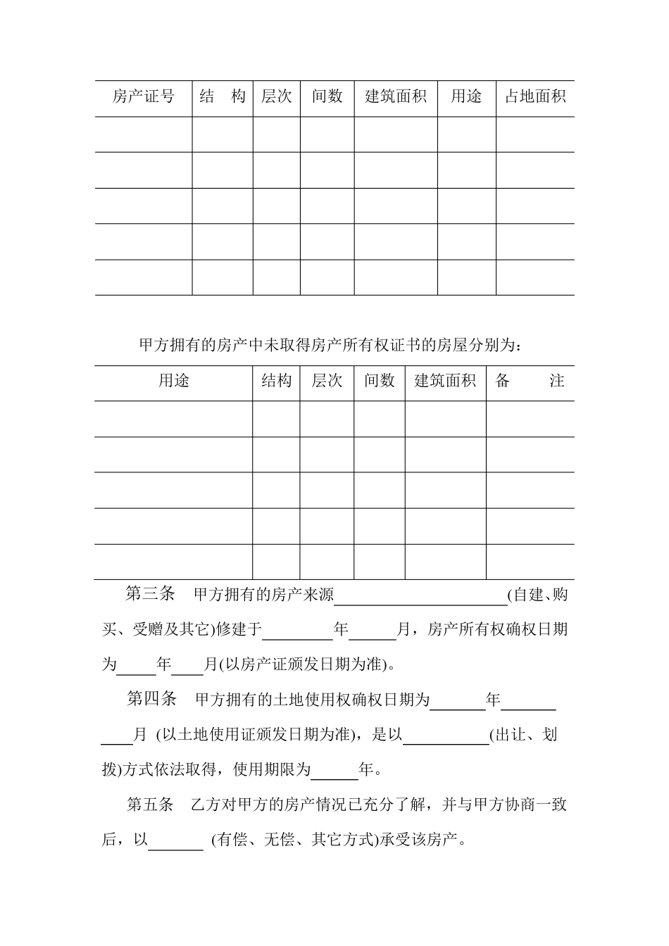 乌鲁木齐市房产转让合同书_第3页