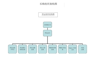 乐购各部门组织架构图(6页)