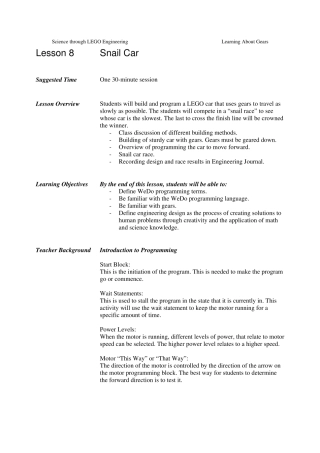 乐高wedo拓展课程3