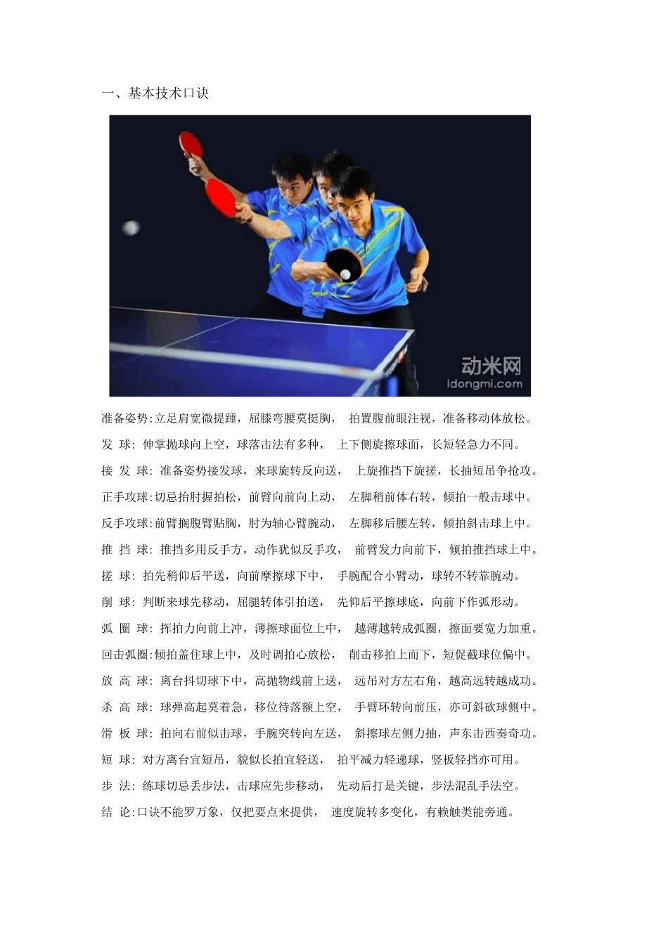 乒乓球入门基本技术详细介绍_第2页