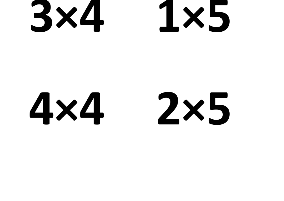 乘法口诀表(教学大卡片打印版)_第3页