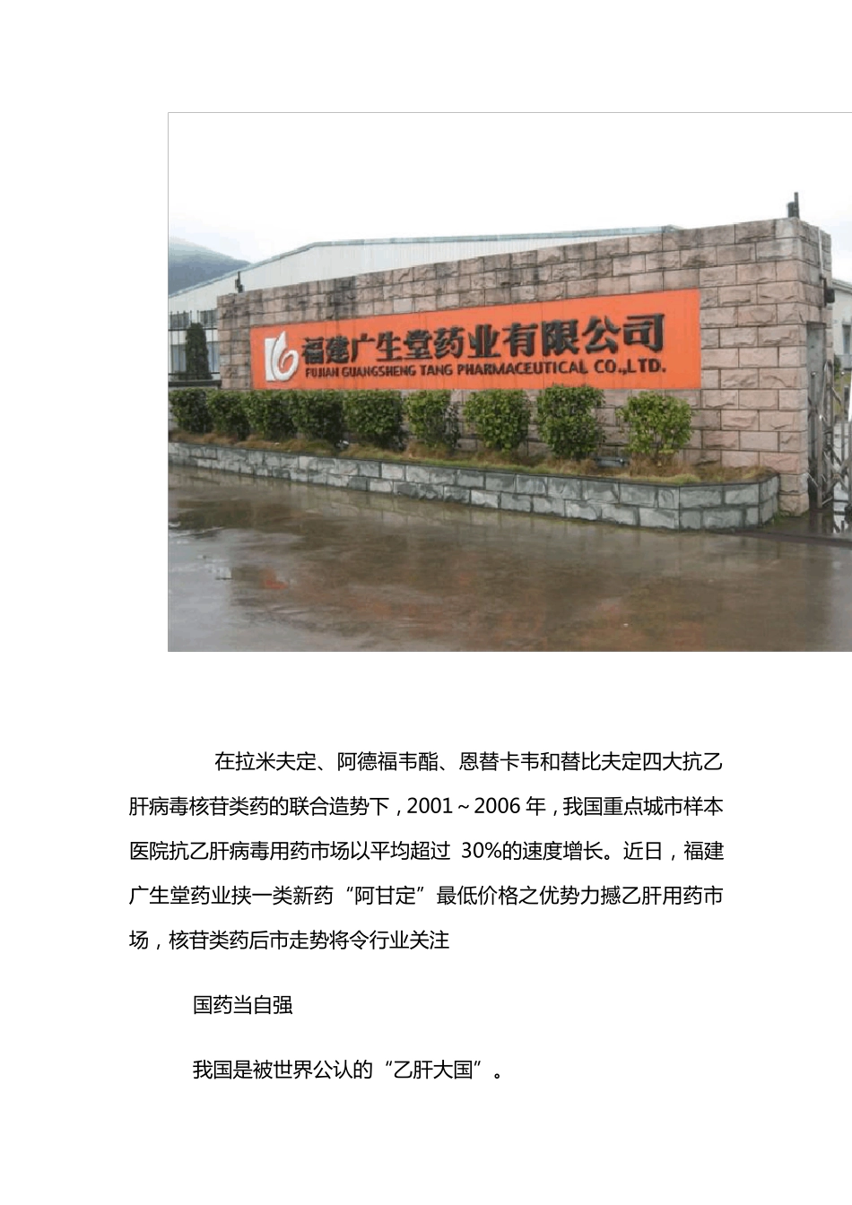 乙肝药品市场调研报告书_第2页