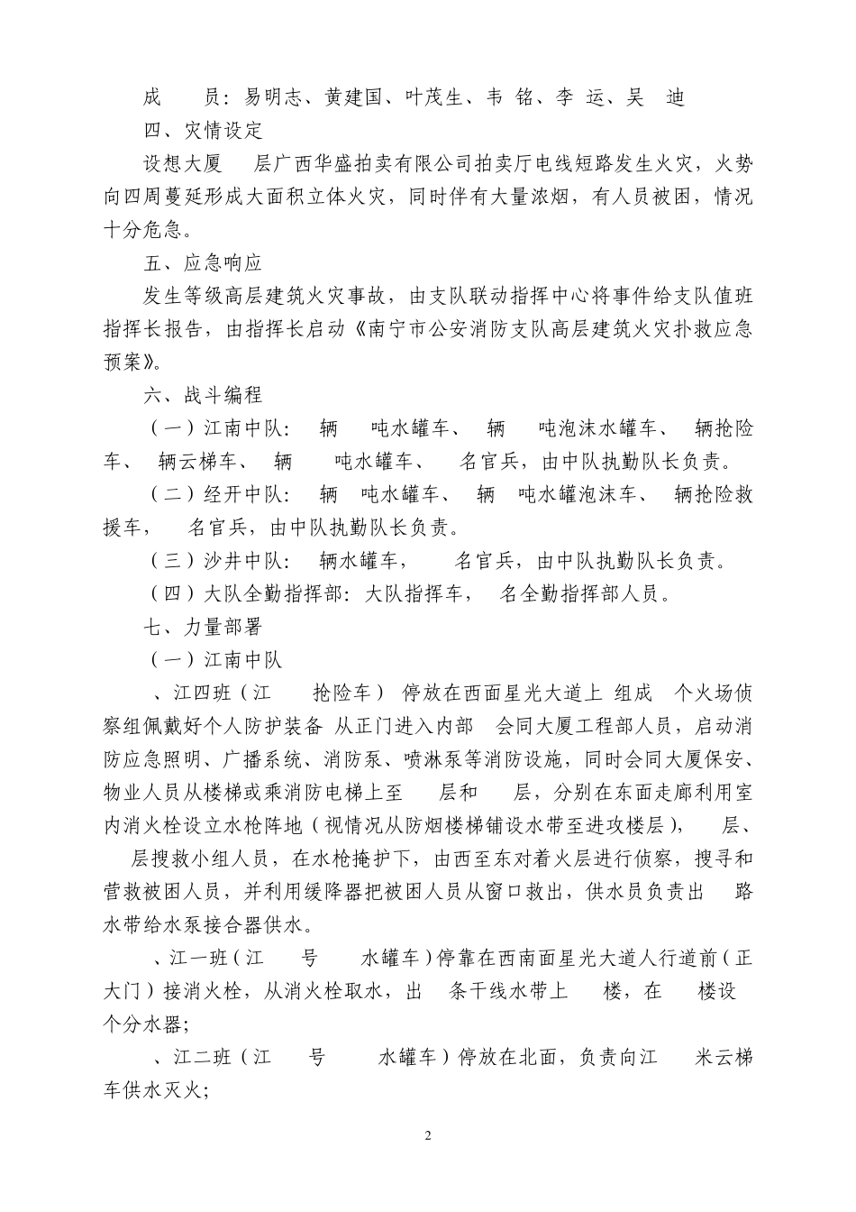 九大灭火救援预案(综合)_第2页