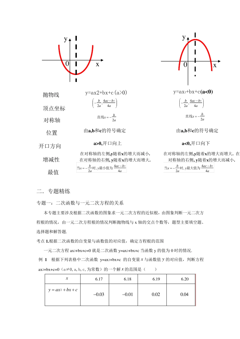 九年级二次函数讲义_第3页