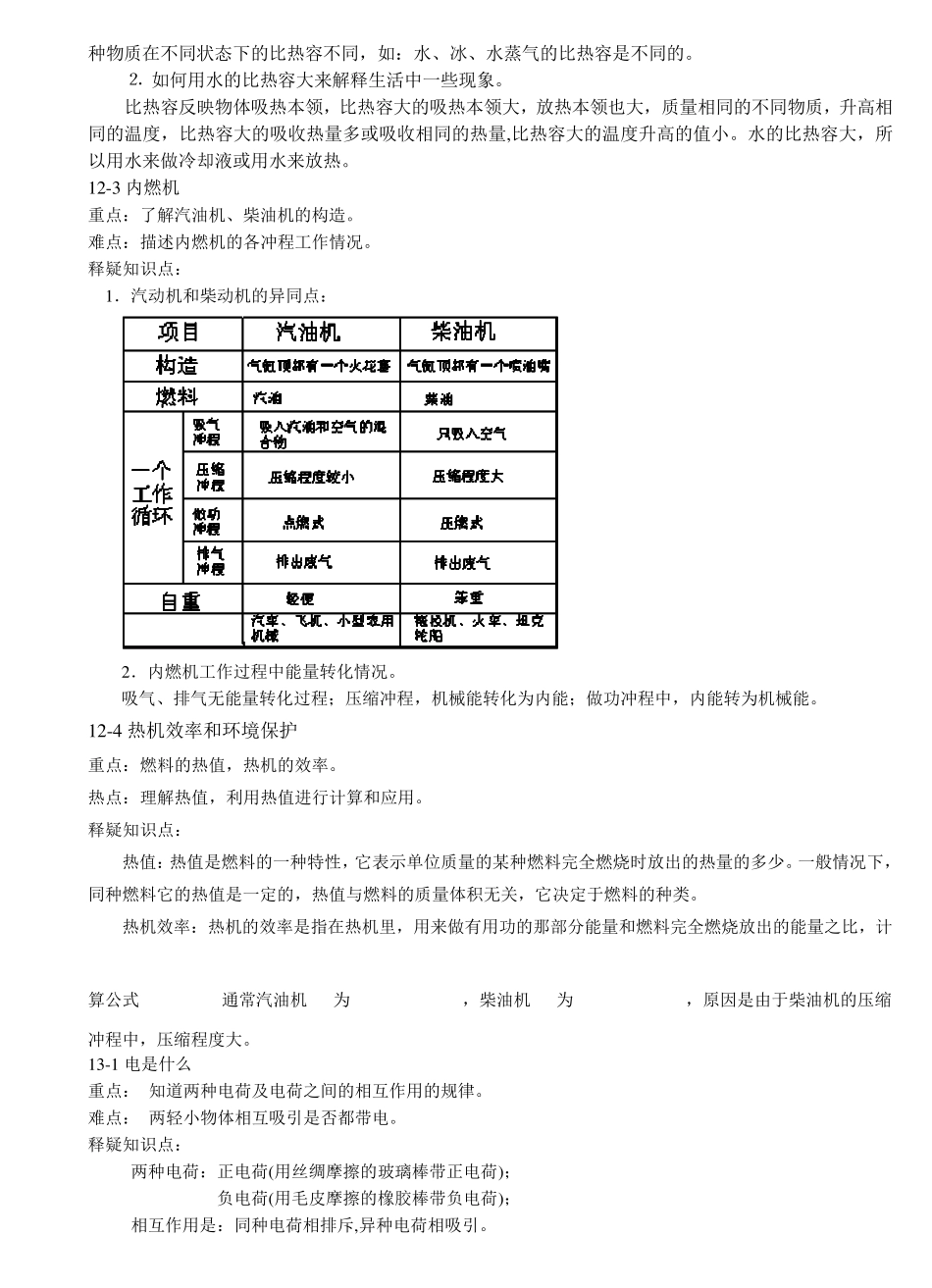 九年级物理重难点_第3页