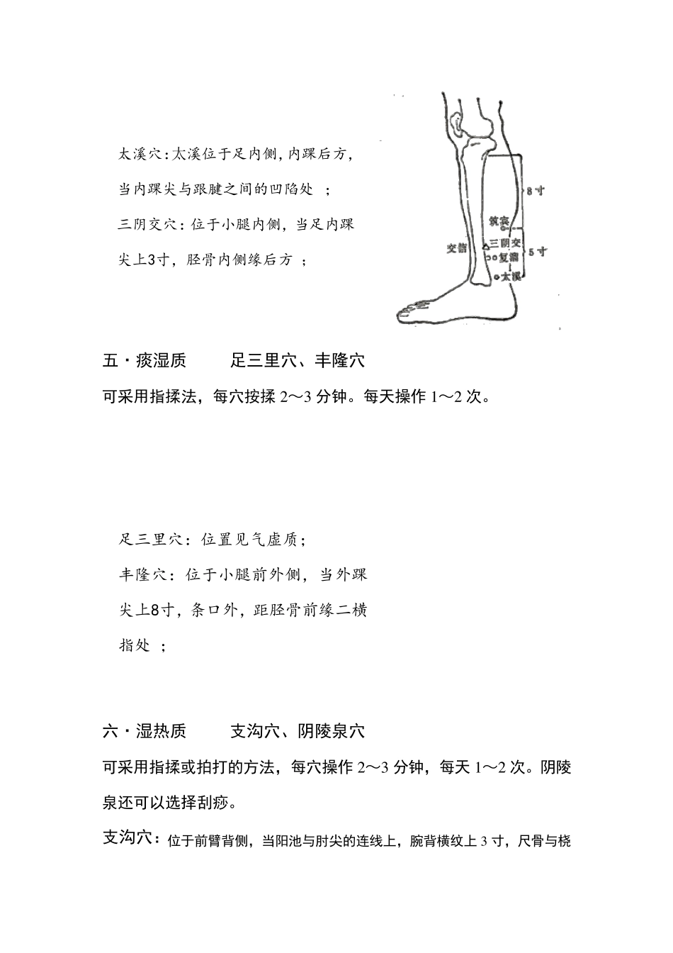 九种体质穴位保健图_第3页
