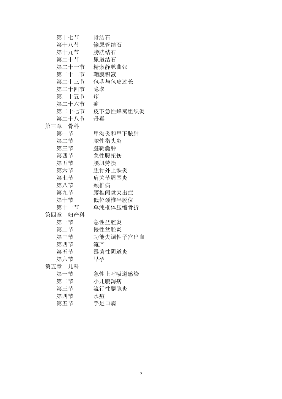乡镇卫生院常见病门诊和住院诊疗规范_第2页