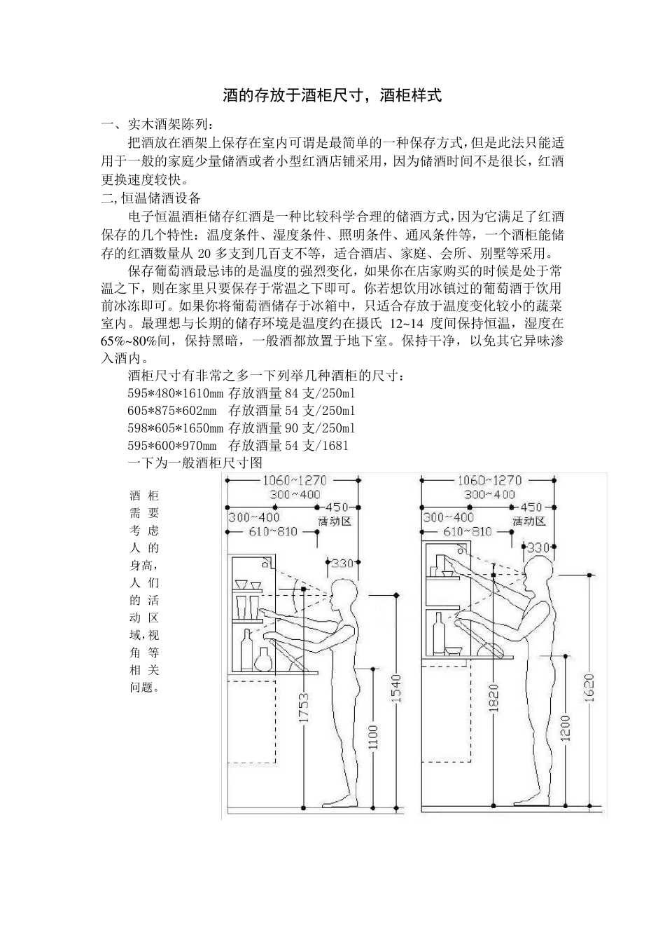 书柜、衣柜、酒柜设计尺寸_第2页