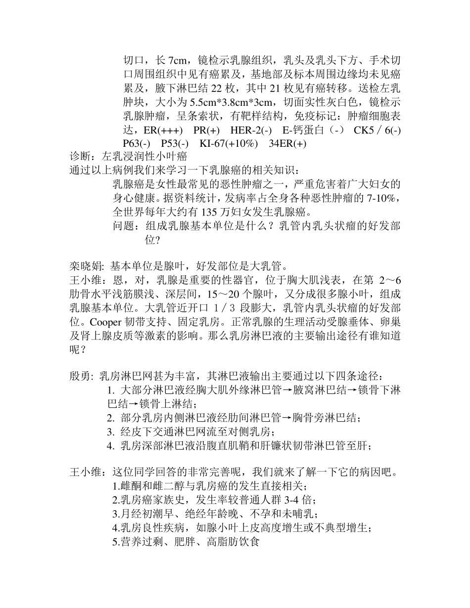 乳腺癌的手术护理配合_第2页