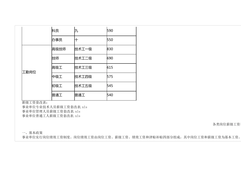 事业单位薪级工资_第3页