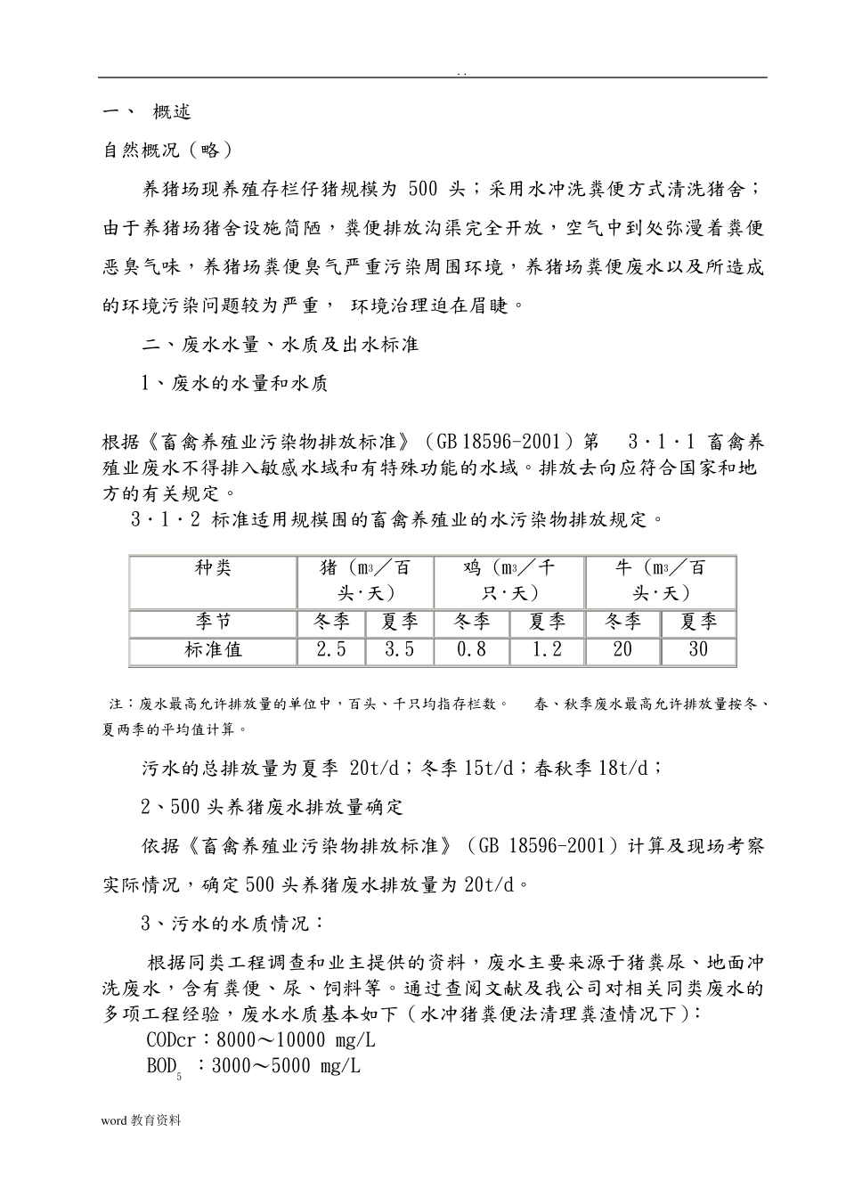 养猪场废水处理方案设计_第2页