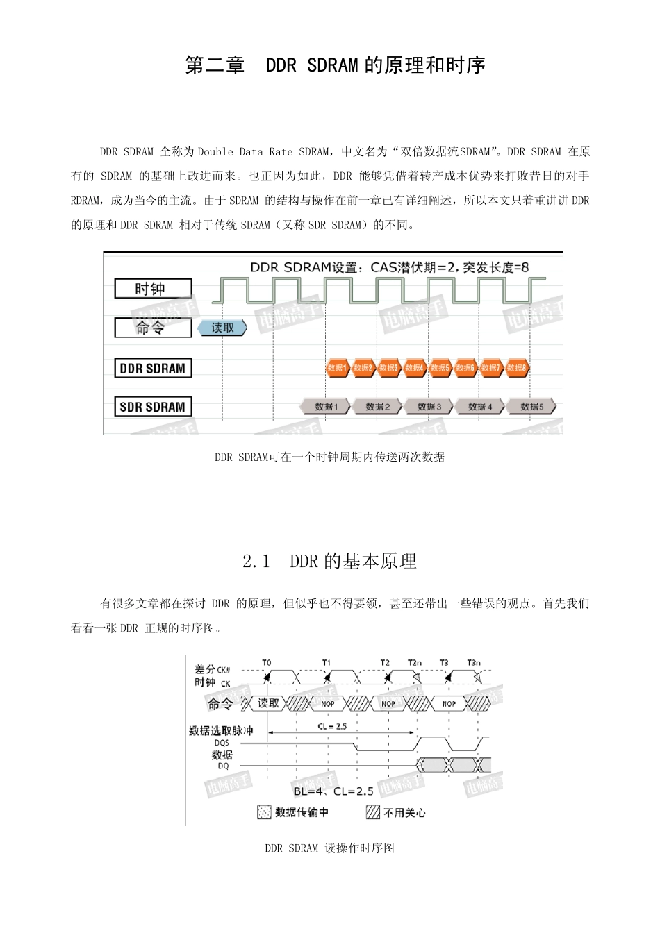 内存的原理和时序(SDRAM、DDR、DDRⅡ、RambusDRAM)下_第1页