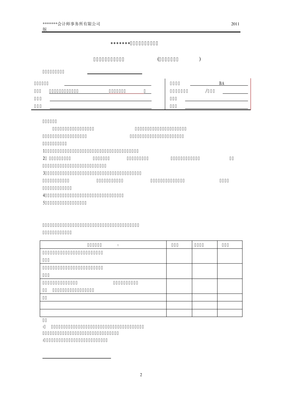 内控审计底稿模板21了解五个方面_第2页