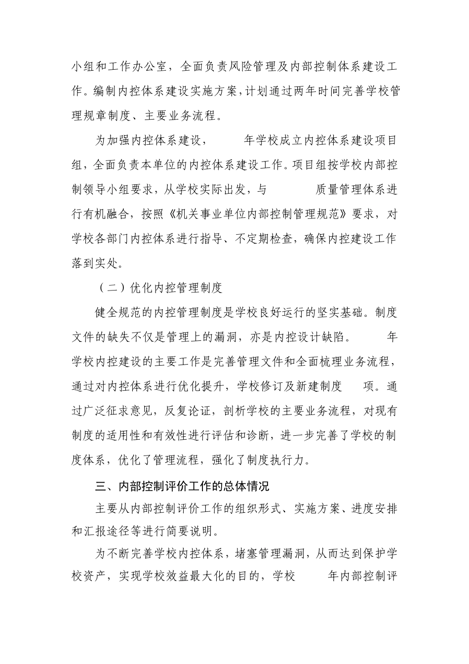 内控评价报告_第2页