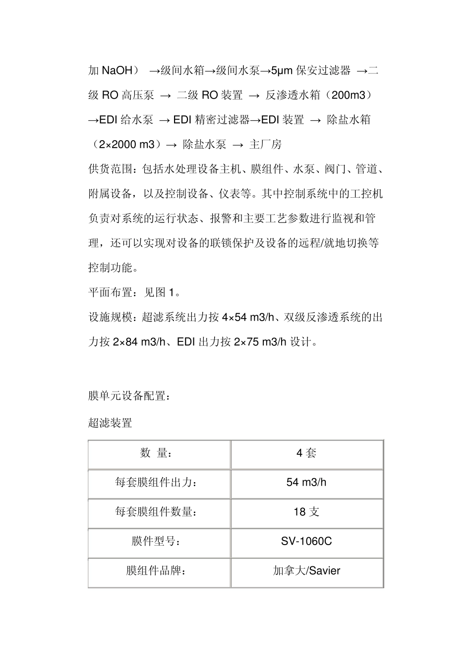 内蒙古京隆发电有限责任公司锅炉补给水处理工程_第3页