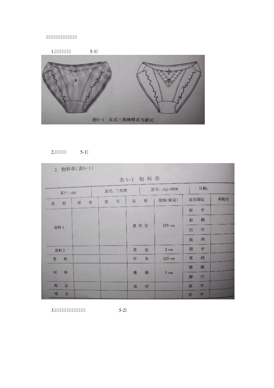 内裤工业纸样生产实例①：女式三角裤纸样_第1页