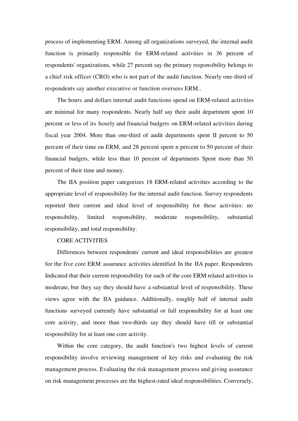 内部审计在企业风险管理中的作用外文翻译_第2页