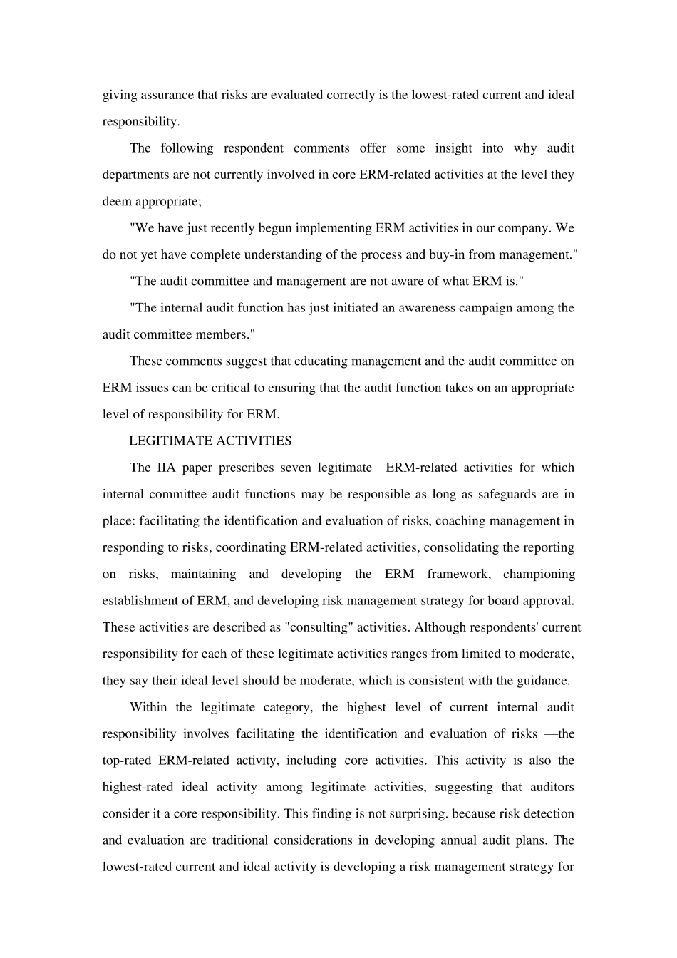 内部审计在企业风险管理中的作用外文翻译_第3页