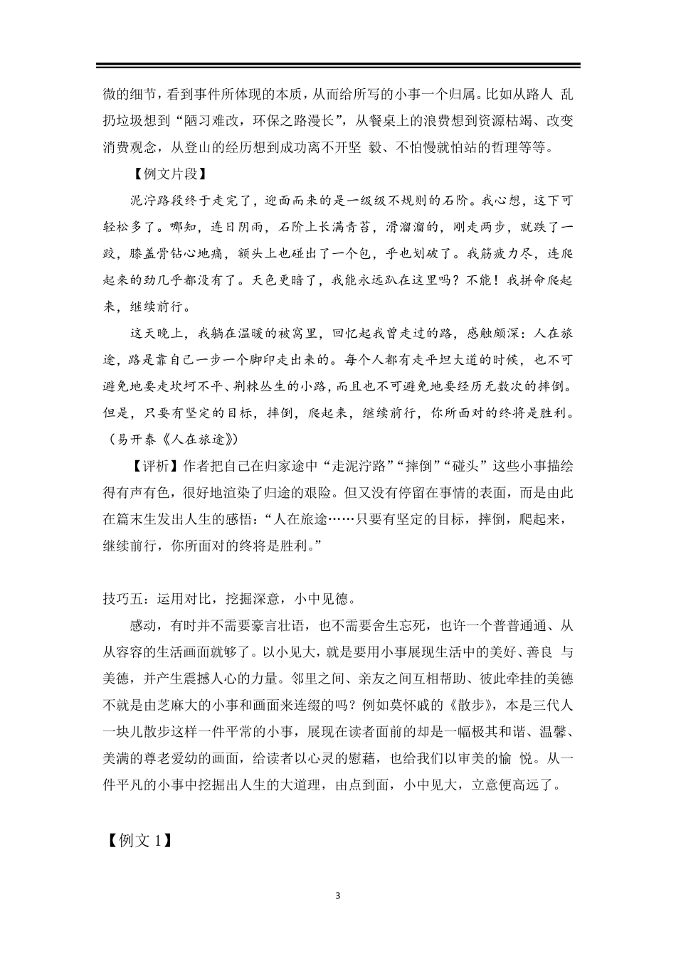 写作手法：以小见大_第3页