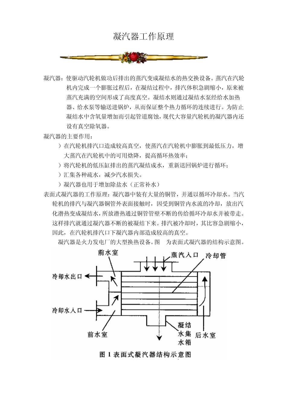 凝汽器工作原理_第1页