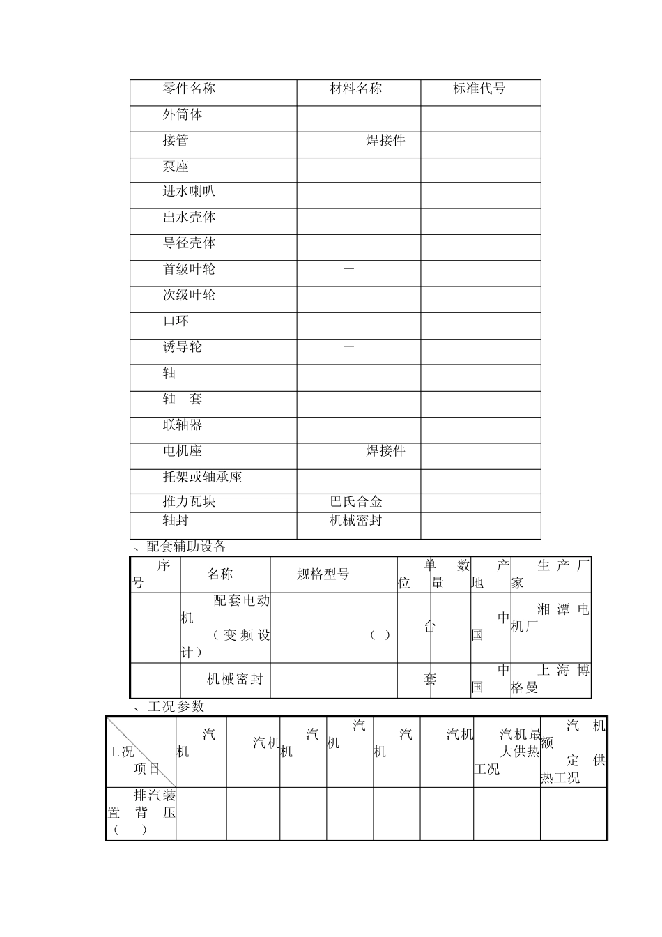 凝结水泵检修规程_第3页