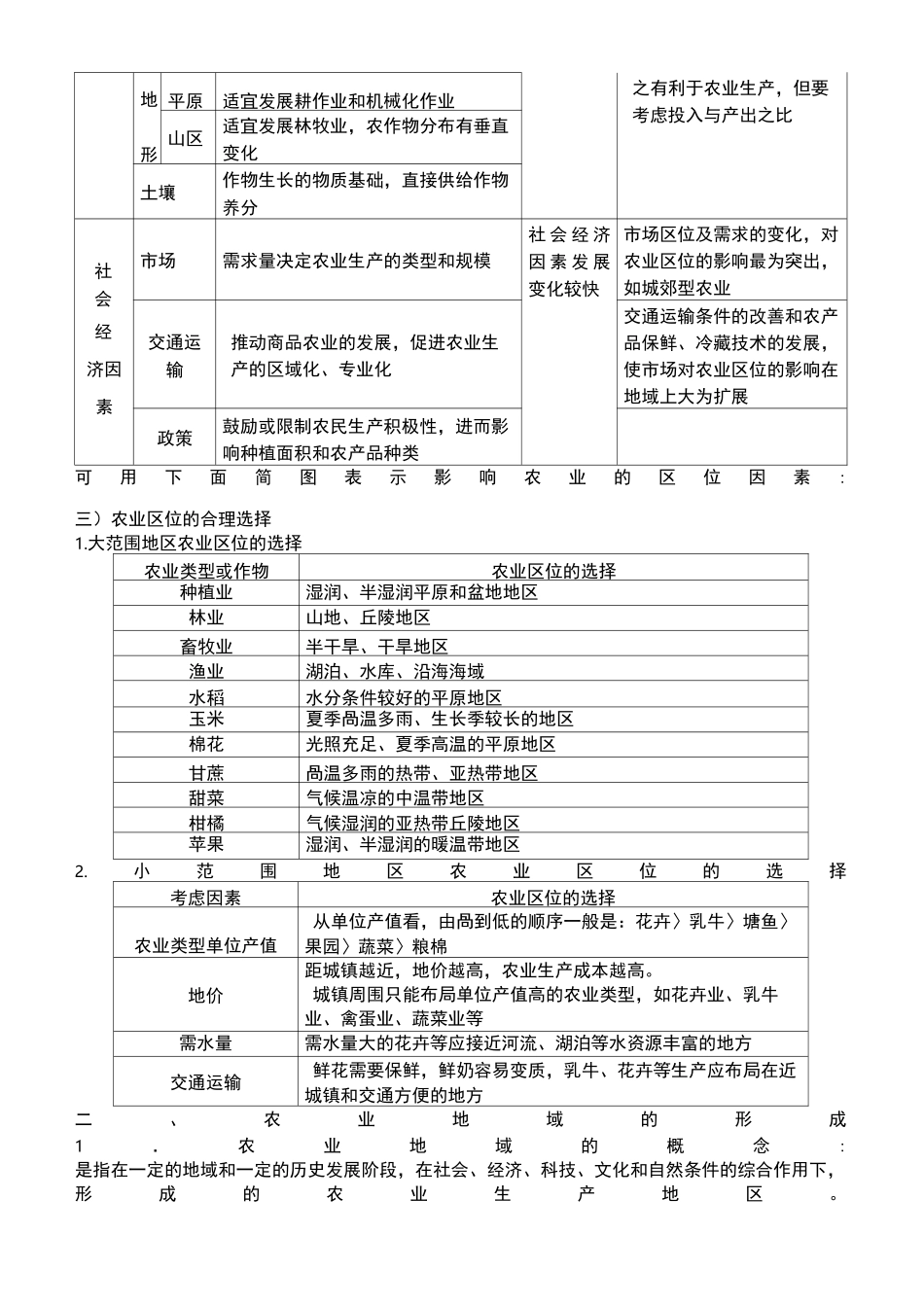 农业地域的形成与发展教案_第2页