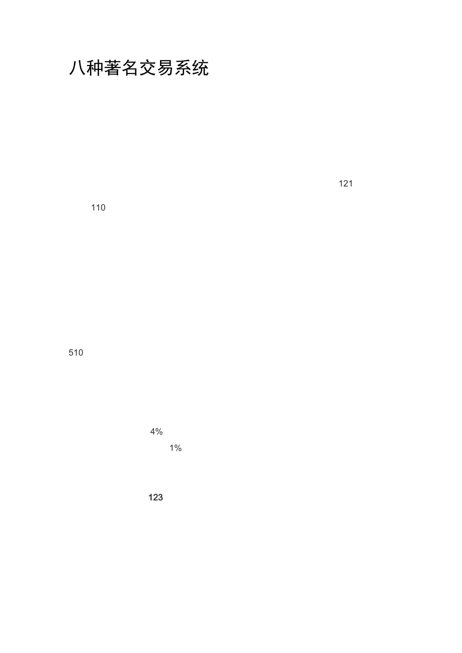八种著名交易系统_第1页