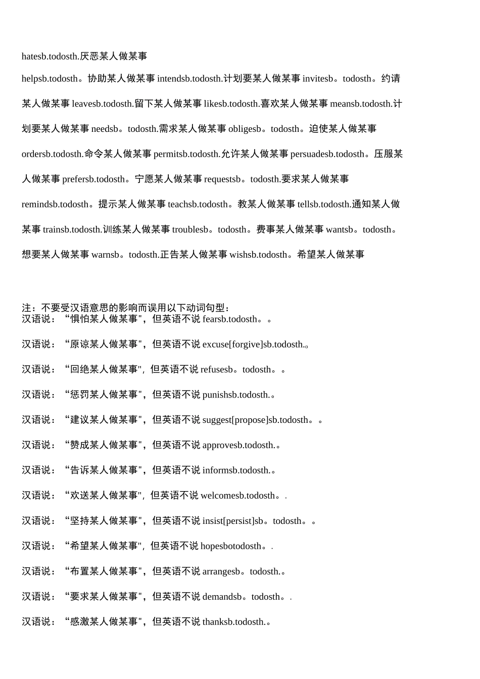 (完整版)中考英语固定搭配大全_第3页
