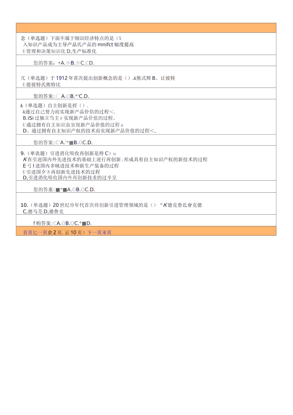 2020网络创新创业理论与实训 期末考试第一次考了62分_第2页