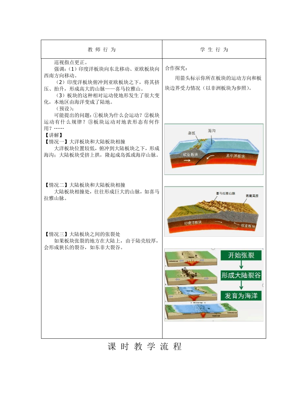 第二章第二节《地表形态的变化》教案_第3页
