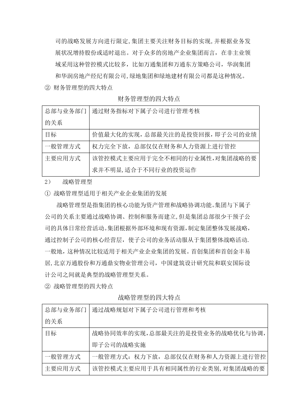 组织管控之剖析房地产企业集团“三种管控模式”_第3页