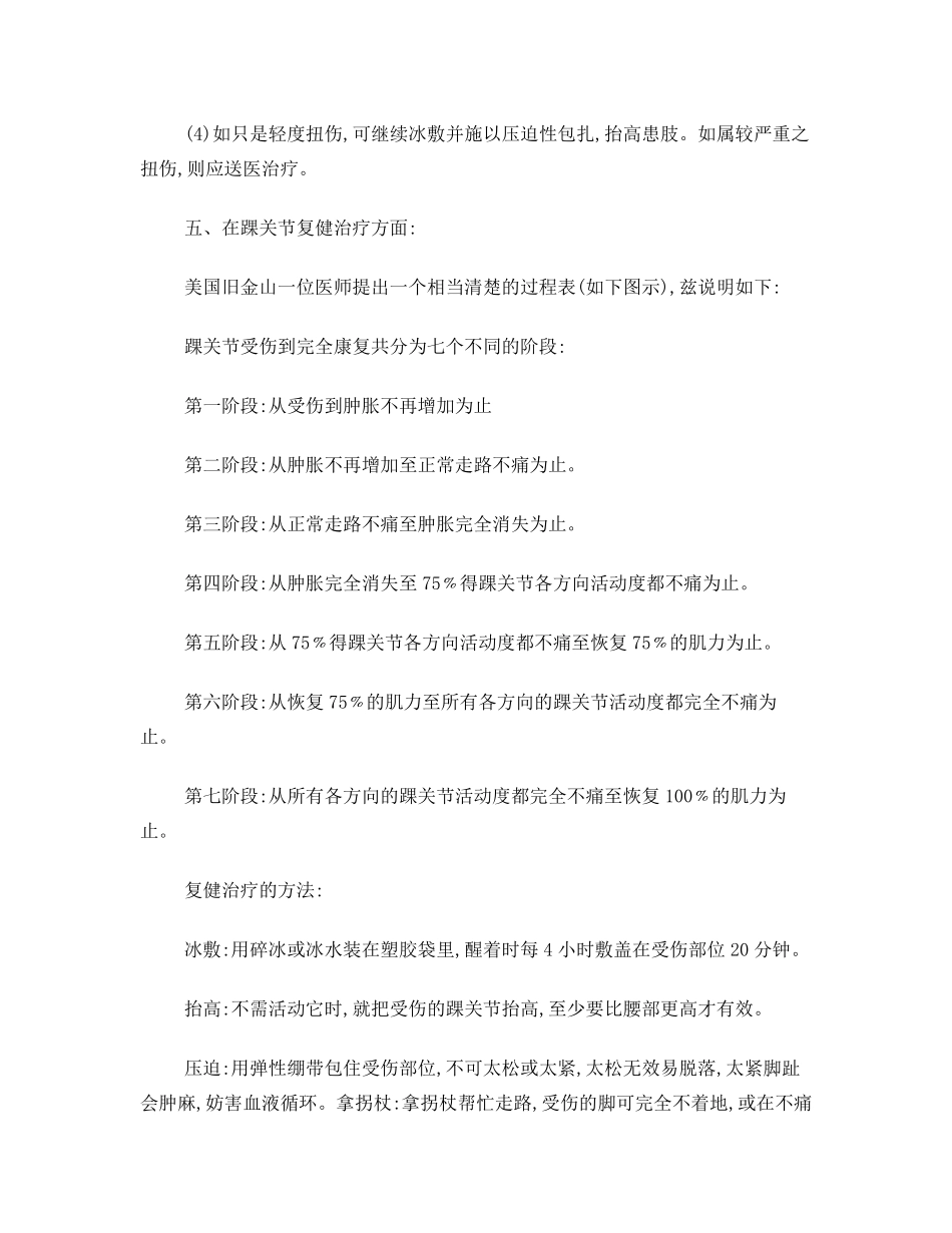 脚踝扭伤的治疗与恢复_第3页