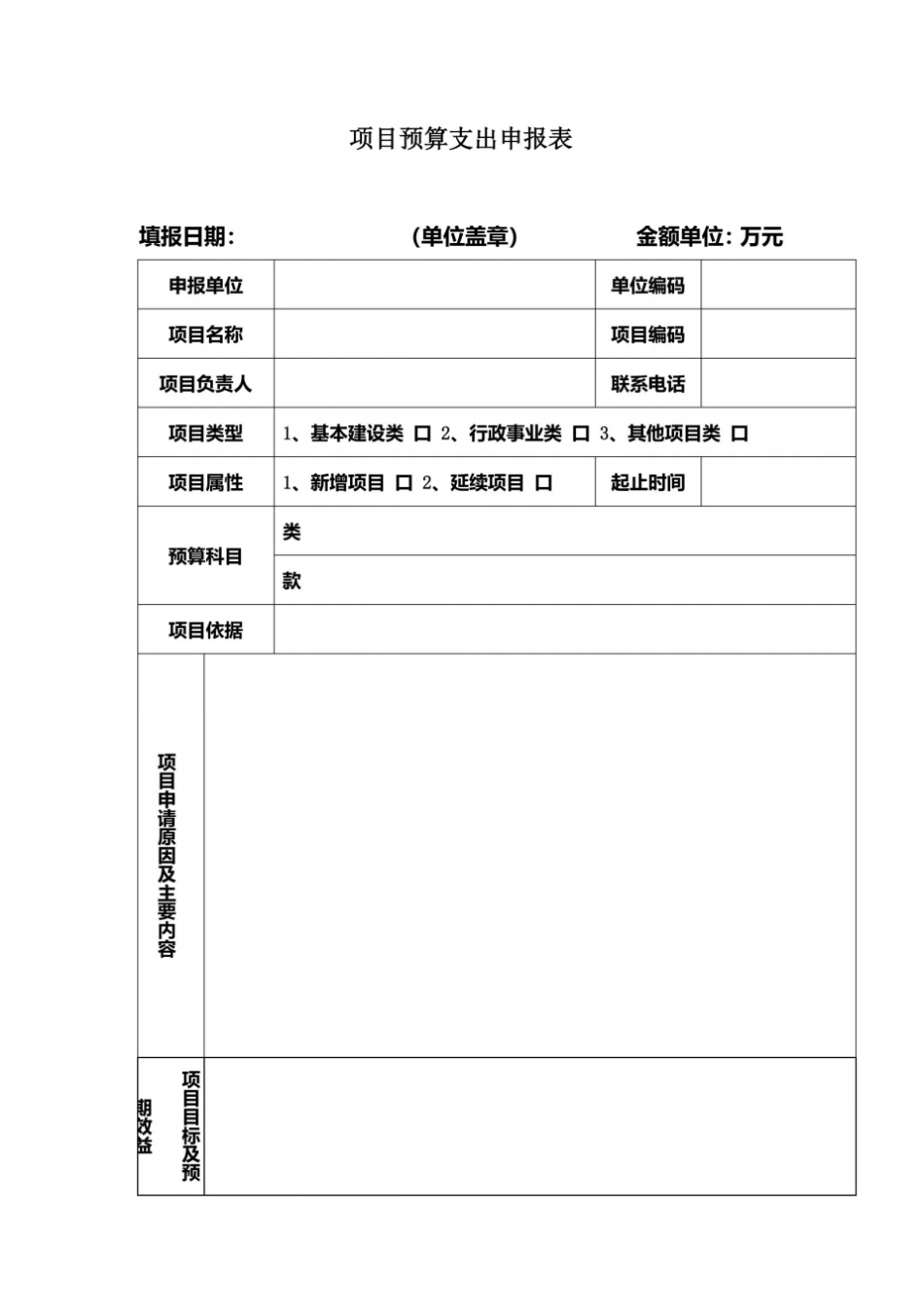 年项目支出预算申请书_第3页