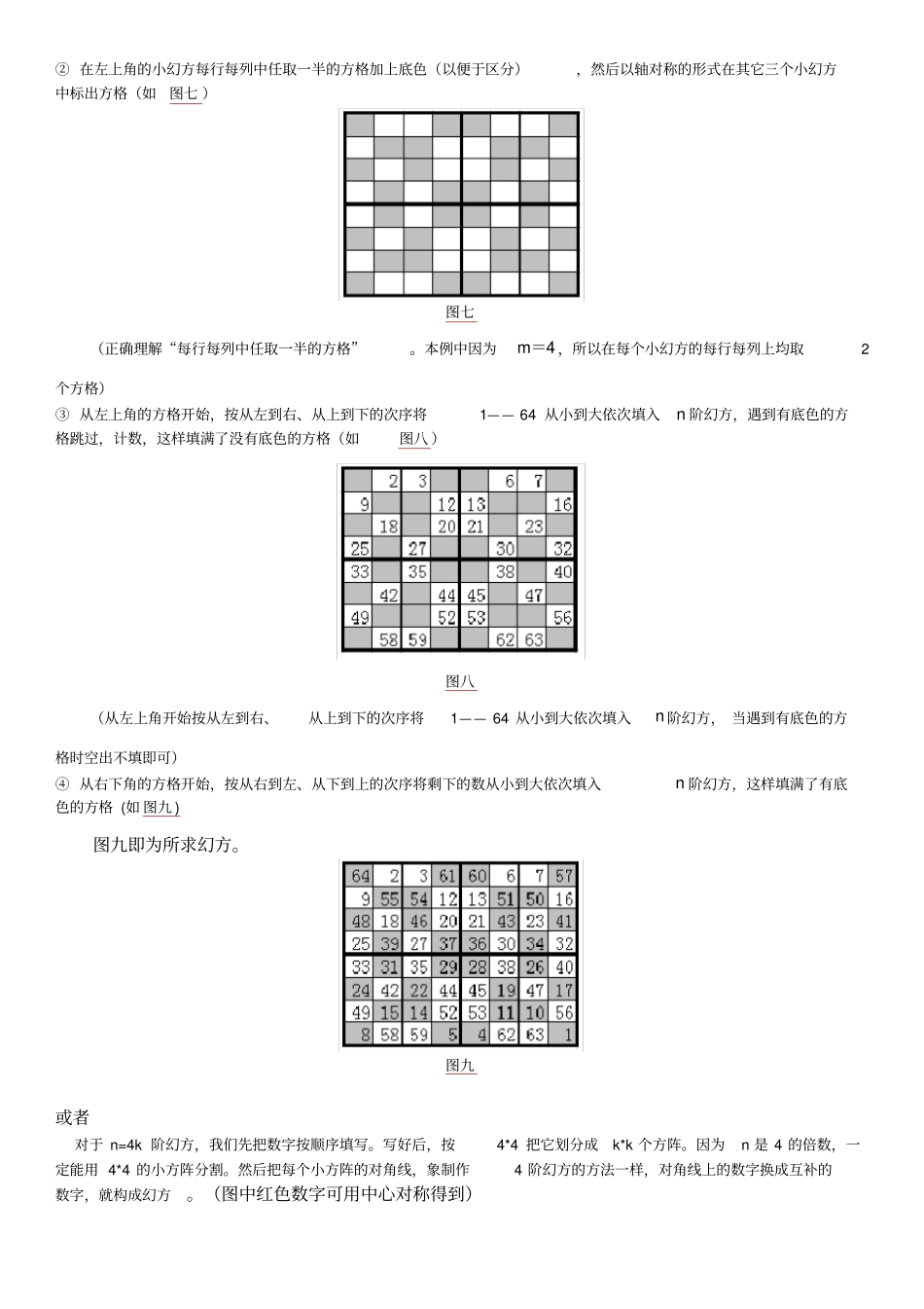 幻方解法整理归纳_第3页