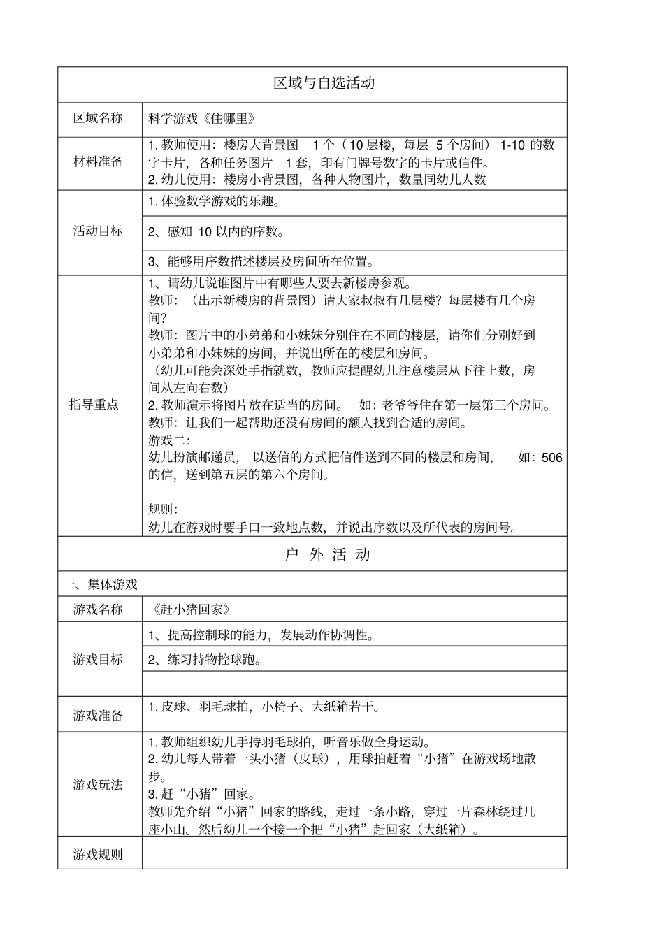 幼儿园一日教育活动计划_第2页