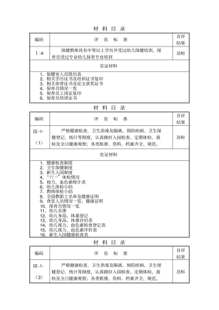 幼儿园保健台帐