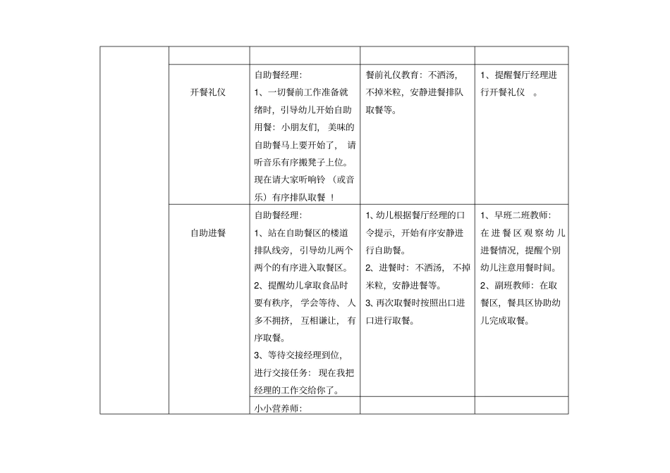 幼儿园小组活动一日流程表分析_第3页