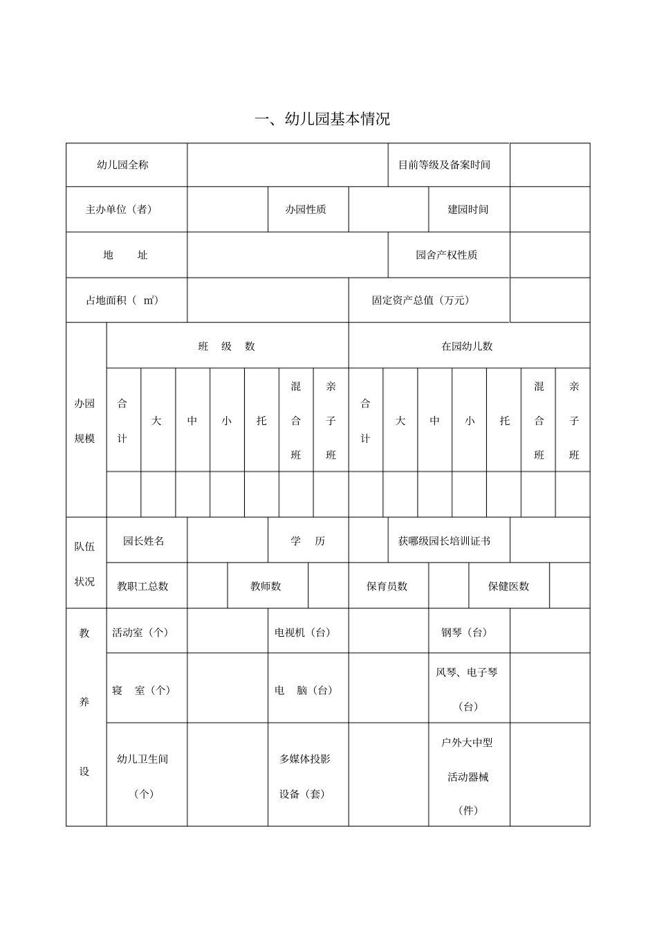 幼儿园申报表_第3页