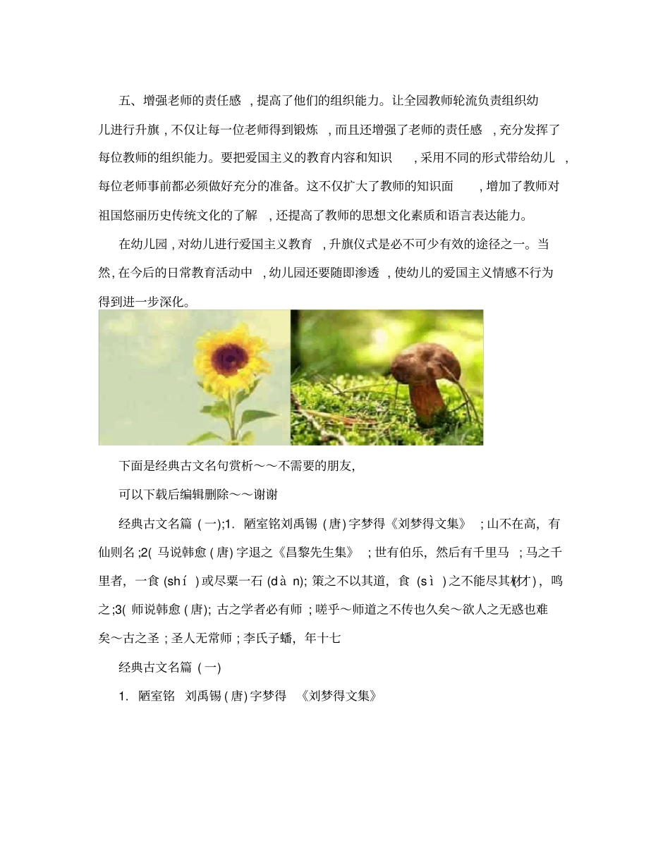 幼儿园的升旗仪式与爱国主义教育必不可少_第3页