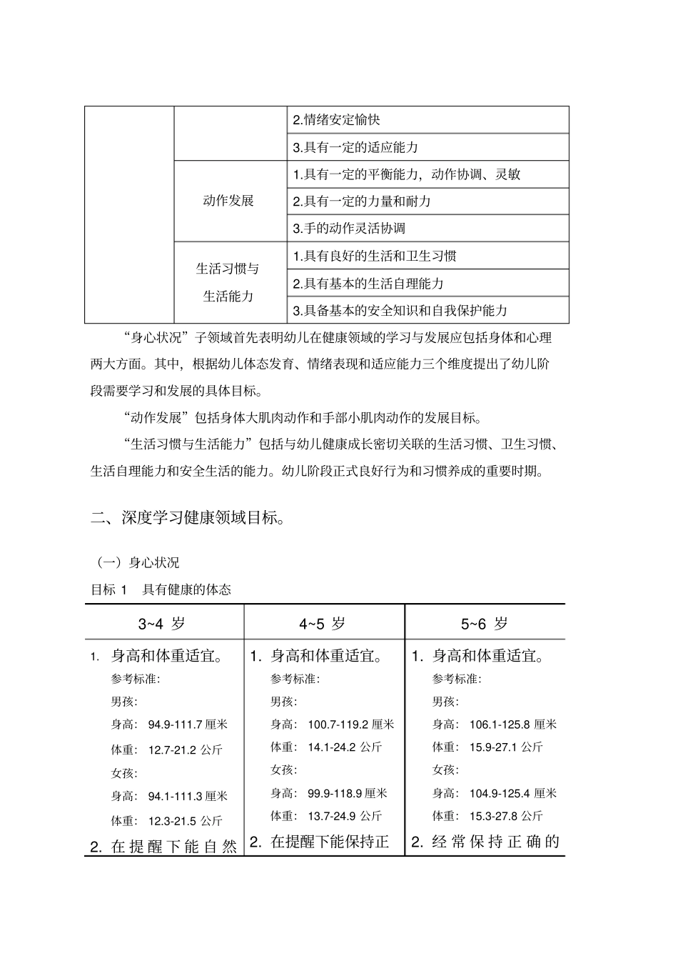 幼儿园的指引健康领域领读_第2页