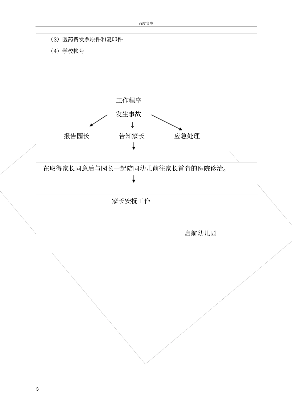 幼儿园突发性伤害事故处理流程_第3页