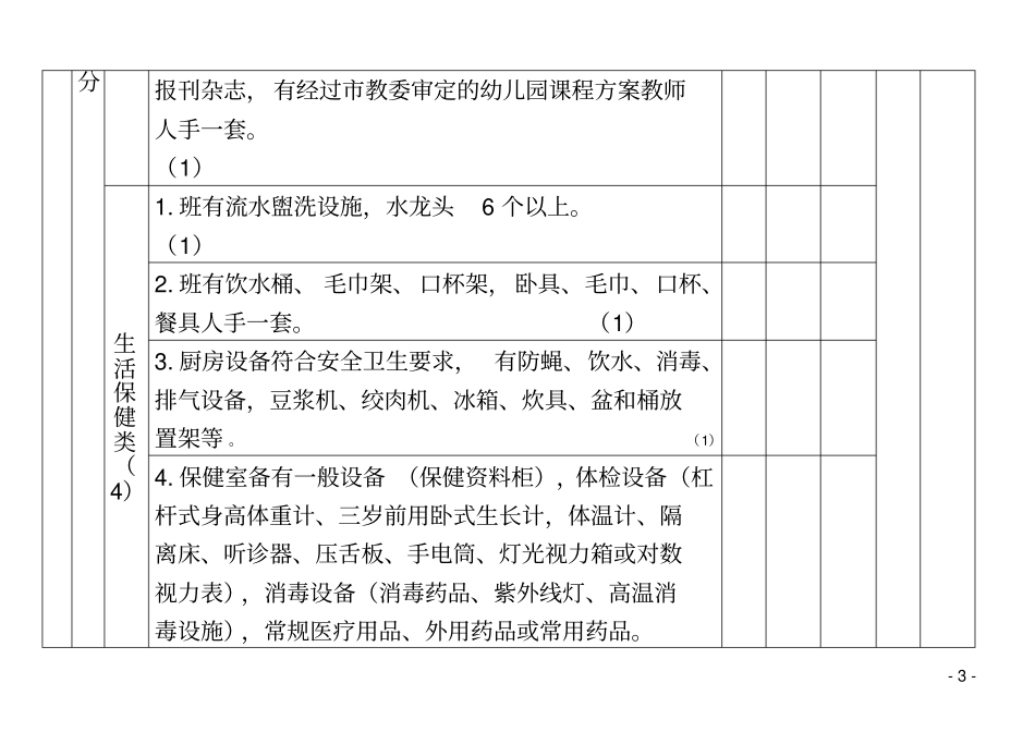 幼儿园等级标准_第3页