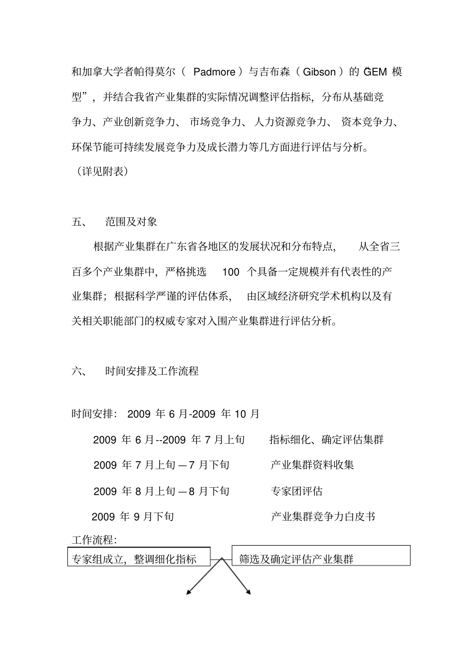 广东产业集群竞争力调查方案_第3页